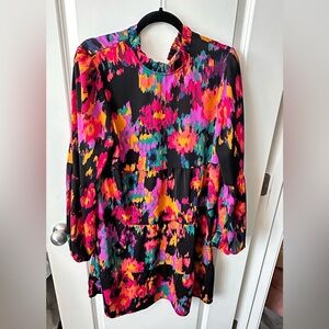 Vibrant Multicolor Women's long sleeve dress